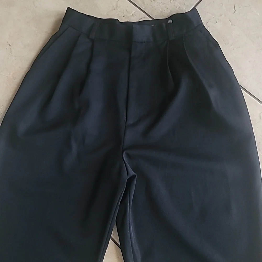 Classiques Entier 100% Wool Front Pleat Dress Black Pants SZ 4